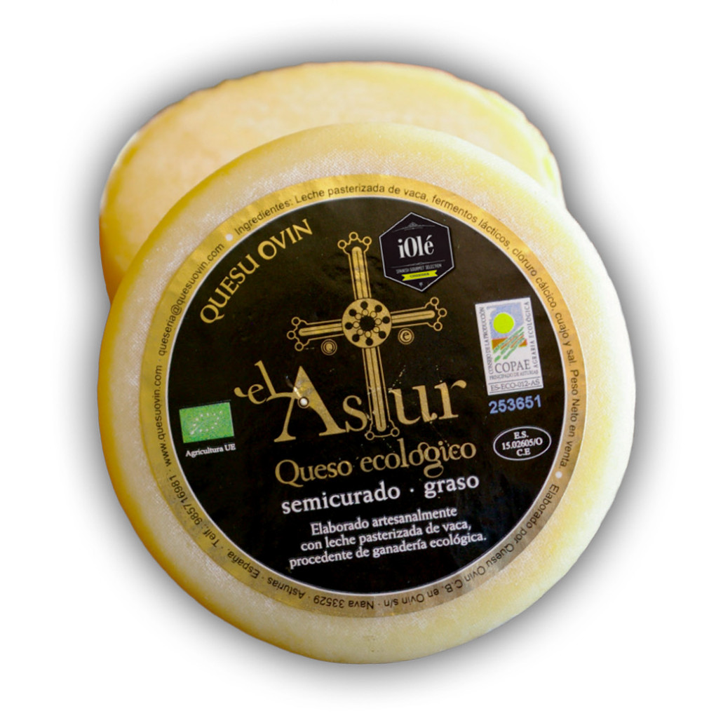 Queso Ovín de vaca ecológica "El Astur"